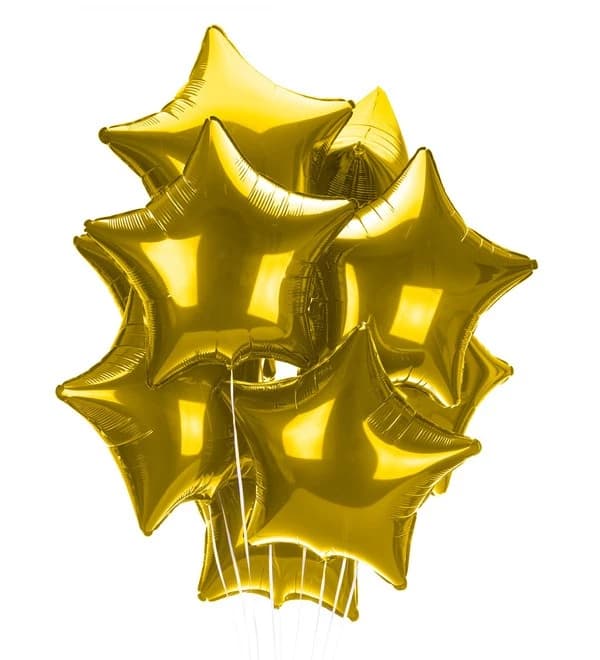 9-Foil Star Balloon Bouquet